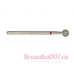 Фреза алмазная шар 5мм Владмива (РосБел) ,мягкий абразив, р3