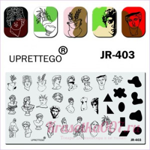 Пластина для стемпинга  JR-403