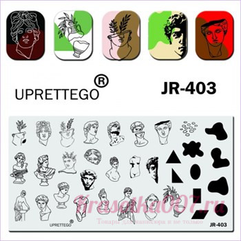 Пластина для стемпинга  JR-403