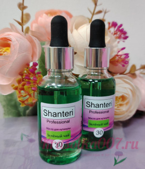 Shanteri масло для ногтей Зеленый чай, 30мл
