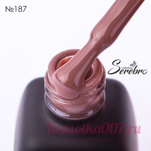 Гель - лак Serebro 187, 11 мл