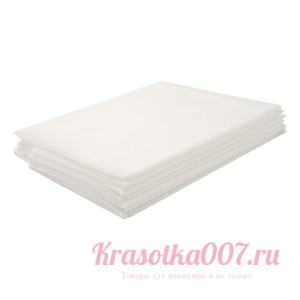 Простыни из нетканного материала белые Спанбонд,5 шт