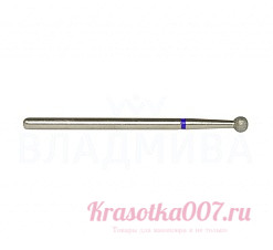 Фреза алмазная шар 3.1мм Владмива (РосБел) ,средний абразив, р17