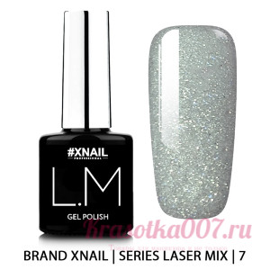 XNAIL Гель лак lASER MIX , 10 мл, 7