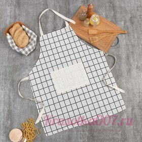 Чехол Экономь и Я Клетка.цвет светло-серый 56*70±4см, 100% хл, рогожка