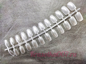 Гелевые типсы мягкий квадрат, 24 шт