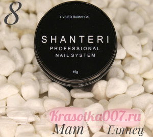 Shanteri UV/LED Builder Gel 15гр №8