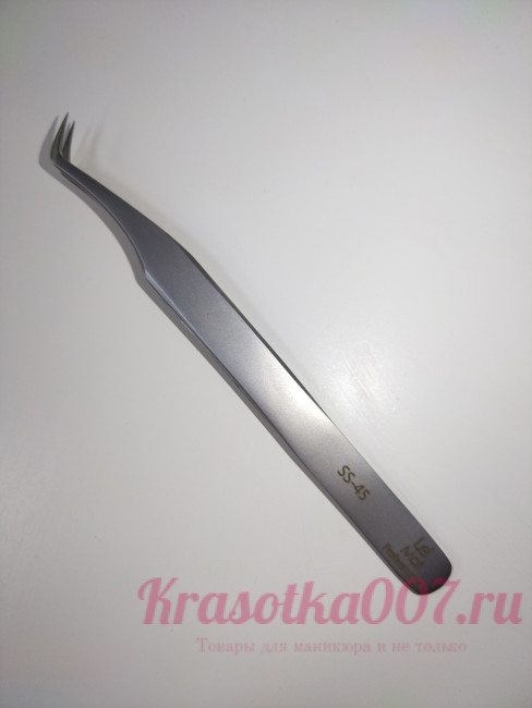 Пинцет для наращиваия ресниц Le Mat SS-45
