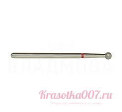 Фреза алмазная шар 3.1мм Владмива (РосБел) ,мягкий абразив, р7