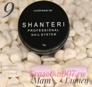Shanteri UV/LED Builder Gel 15гр №9