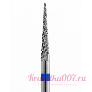 Фреза твердосплавная игла 2 мм, синяя насечка