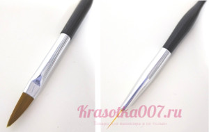 Кисть 2-х сторонняя для маникюра номер 2