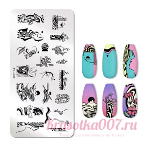 Пластина для стемпинга py-J057