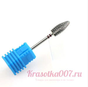 Фреза твердосплавная кукуруза 6 мм, фиолетовая насечка