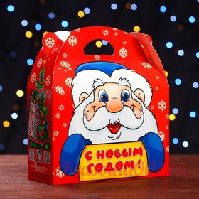 Подарочная коробка "Дедушкино счастье" , Баул 22 х 9 х 22 см.