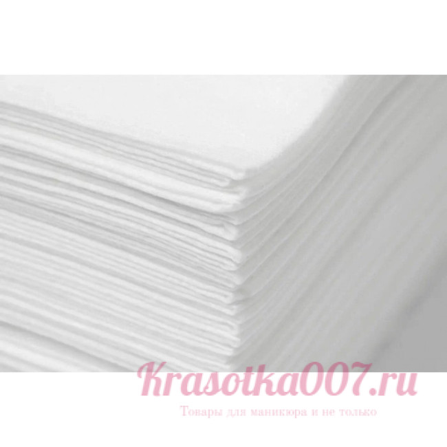 Полотенца одноразовые спанлейс 35*70 см белый 50 шт/уп