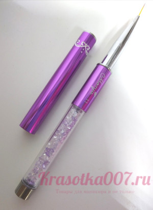 Кисть тонкая для маникюра Monja11 мм