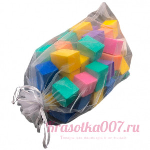 Микробаф микс в мешочке цветные, 50шт