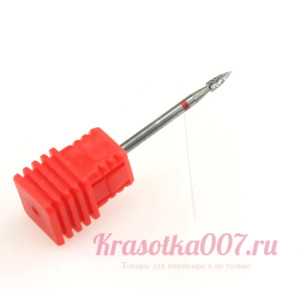 Фреза твердосплавная почка 3 мм, зеленая насечка