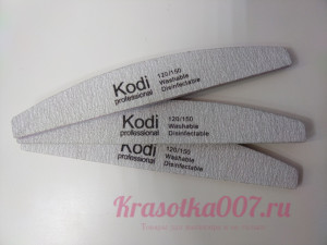 Пилка Kodi 120/150 полумесяц с пластиковой прослойкой, шт