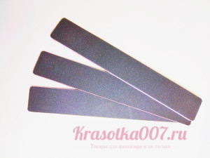 Пилка для ногтей черная 180/180 грит, шт