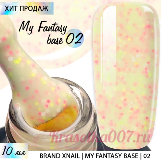 XNAIL My Fantasy Base,10 мл, 2