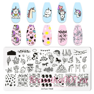 Пластина для стемпинга JinTian-Y068