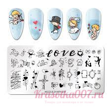 Пластина для стемпинга Nicole Diary-207