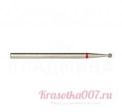 Фреза алмазная шар 1.8мм Владмива (РосБел) ,мягкийабразив, р2