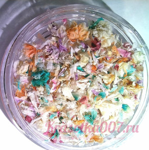 Сухоцветы для ногтей в банке, 2,