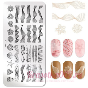 Пластина для стемпинга py-J004