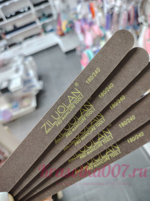 Пилка для маникюра Премиум качество 180/240 гритт