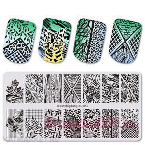 Пластина для стемпинга BeautyBiBand XL-051