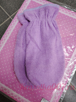 Варежки мохровые для парафинотерапии