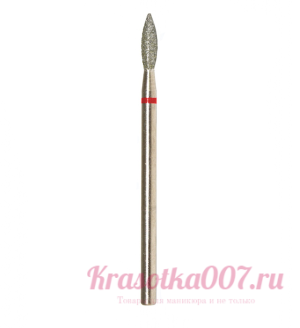 Фреза алмазная пламя синяя 2.3 мм , ВладМиВа, Р15