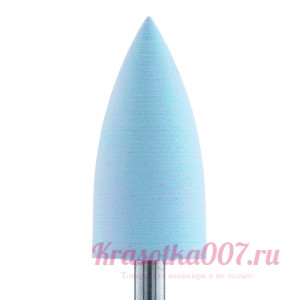 Полировщик силиконовый № 408 голубой конус #180