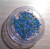 Сухоцветы для ногтей голубые, 10 шт