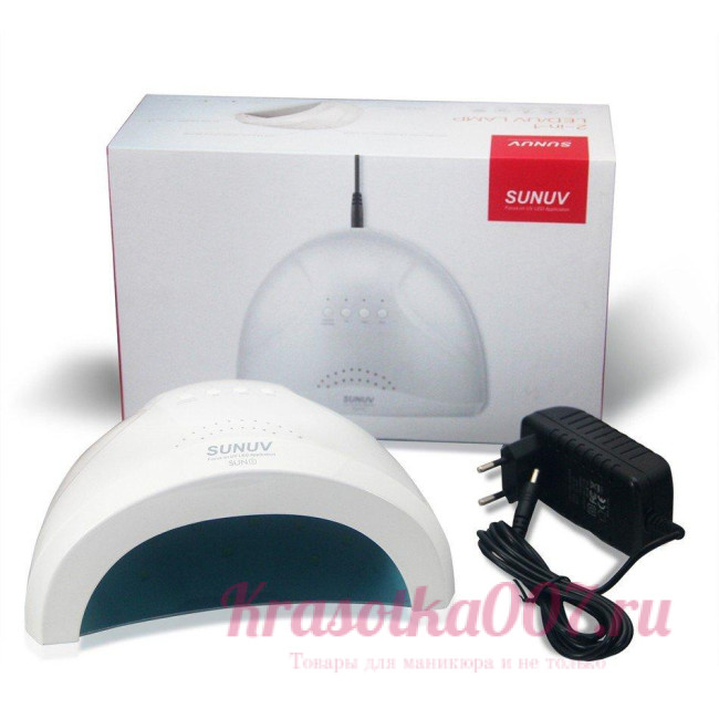 Лампа для маникюра, SUNUV, 48 ватт, оригинал, кварцевые диода
