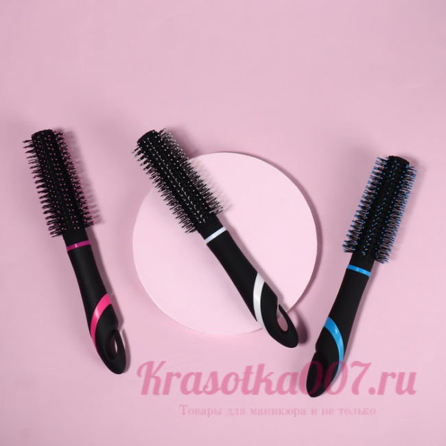 Расческа для Брашинга, d = 2/4 × 23 см, цвет МИКС