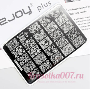 Пластина для стемпинга SJOY plus 002