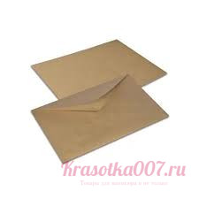 Коверт из крафт бумаги, С6 ( 11*16 см)
