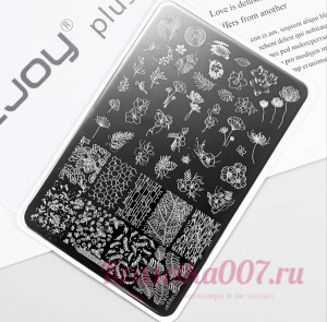 Пластина для стемпинга SJOY plus 075