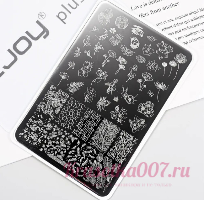 Пластина для стемпинга SJOY plus 075