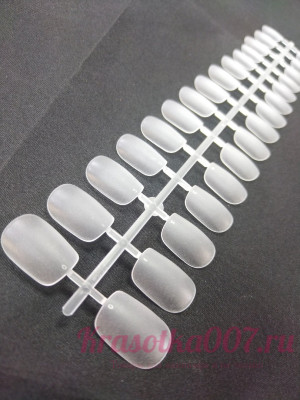 Гелевые типсы квадрат широкий 1, 30шт