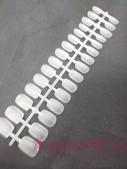 Гелевые типсы квадрат широкий 1, 30шт