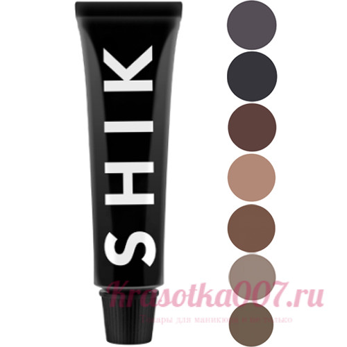 Краска для бровей и ресниц ,цвет коричневый, SHIK 15 мл