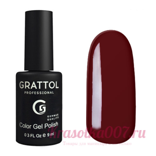 ГЕЛЬ-ЛАК GRATTOL GTC023 RED BROWN, 9МЛ