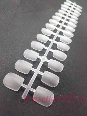 Гелевые типсы квадрат широкий 2, 30шт