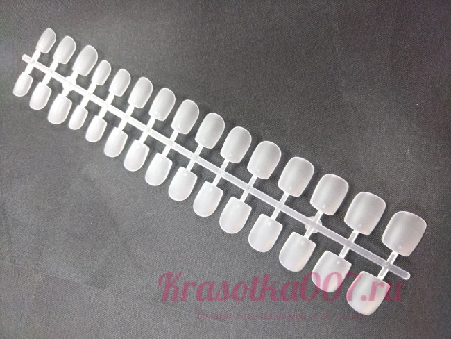 Гелевые типсы квадрат широкий 2, 30шт