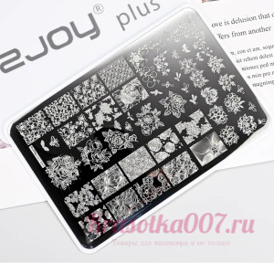 Пластина для стемпинга SJOY plus 047